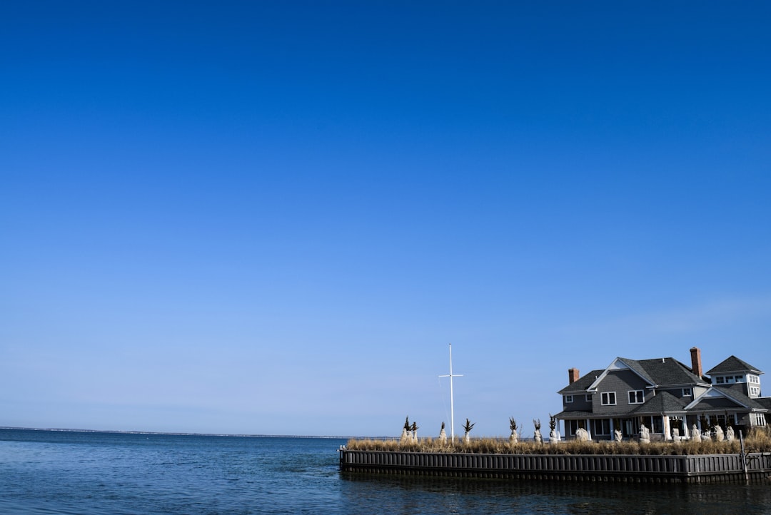Ocean Village, Southampton: a house sitting on top of a pier next to the ocean
